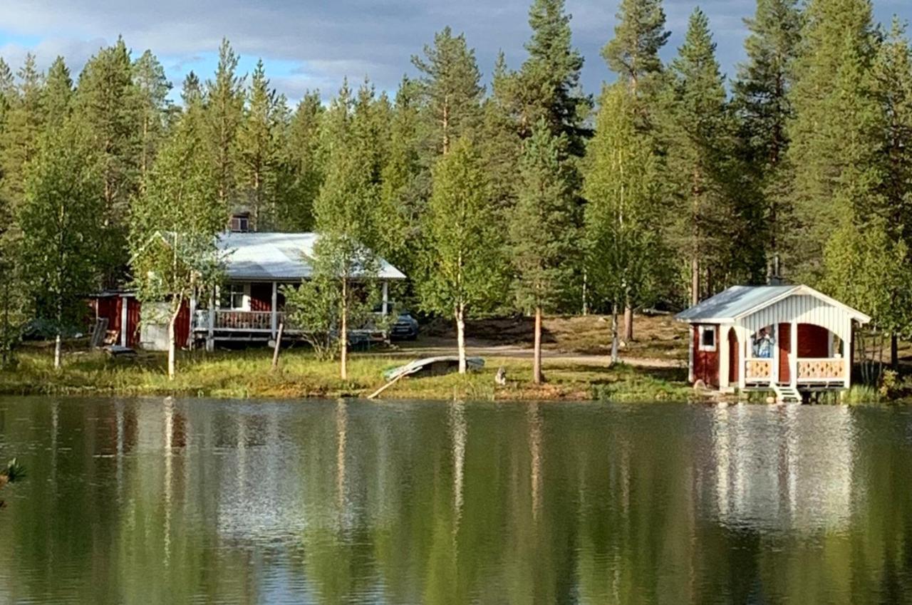 Off-Grid Cabin In Nattavaara Lapland Экстерьер фото