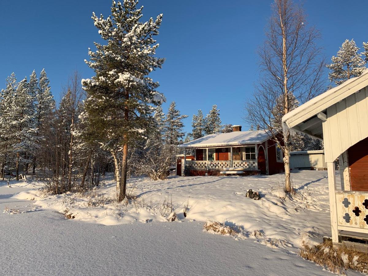 Off-Grid Cabin In Nattavaara Lapland Экстерьер фото