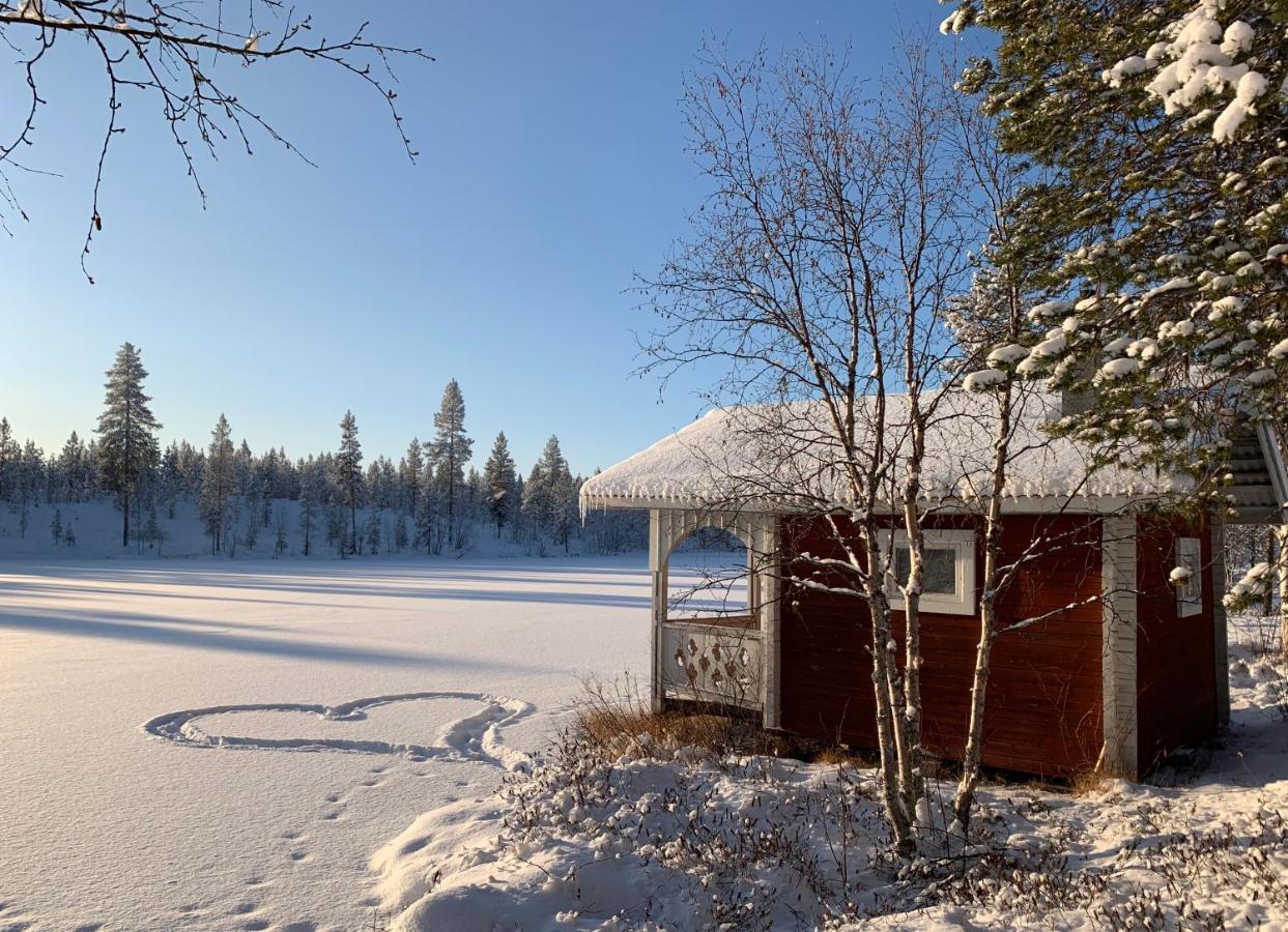 Off-Grid Cabin In Nattavaara Lapland Экстерьер фото