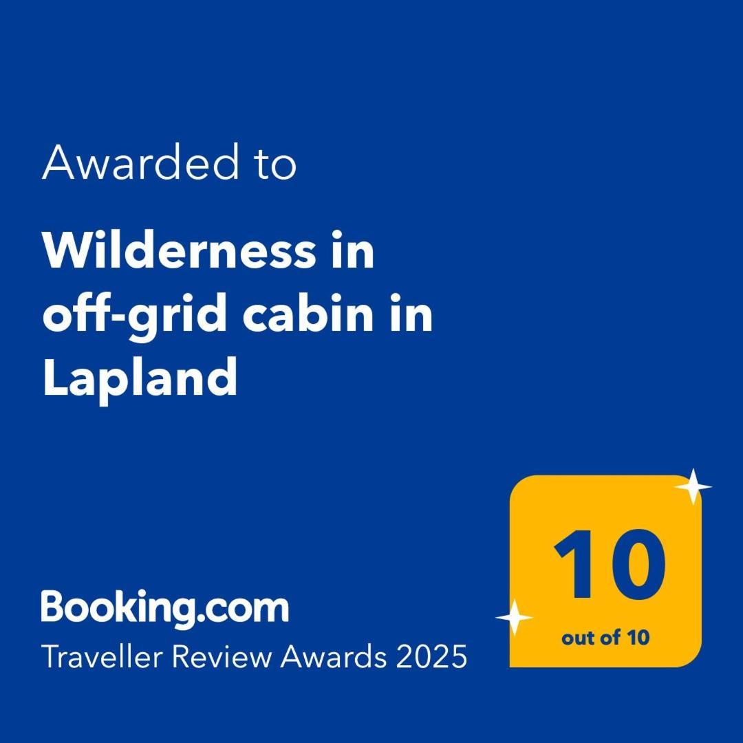 Off-Grid Cabin In Nattavaara Lapland Экстерьер фото